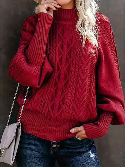 Lory | Casual Long Sleeve Knitted Sweater