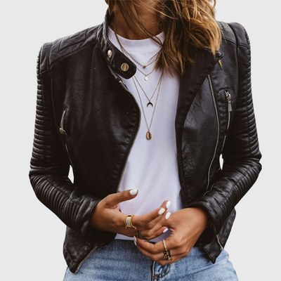 Janet | Genuine Leather Jacket