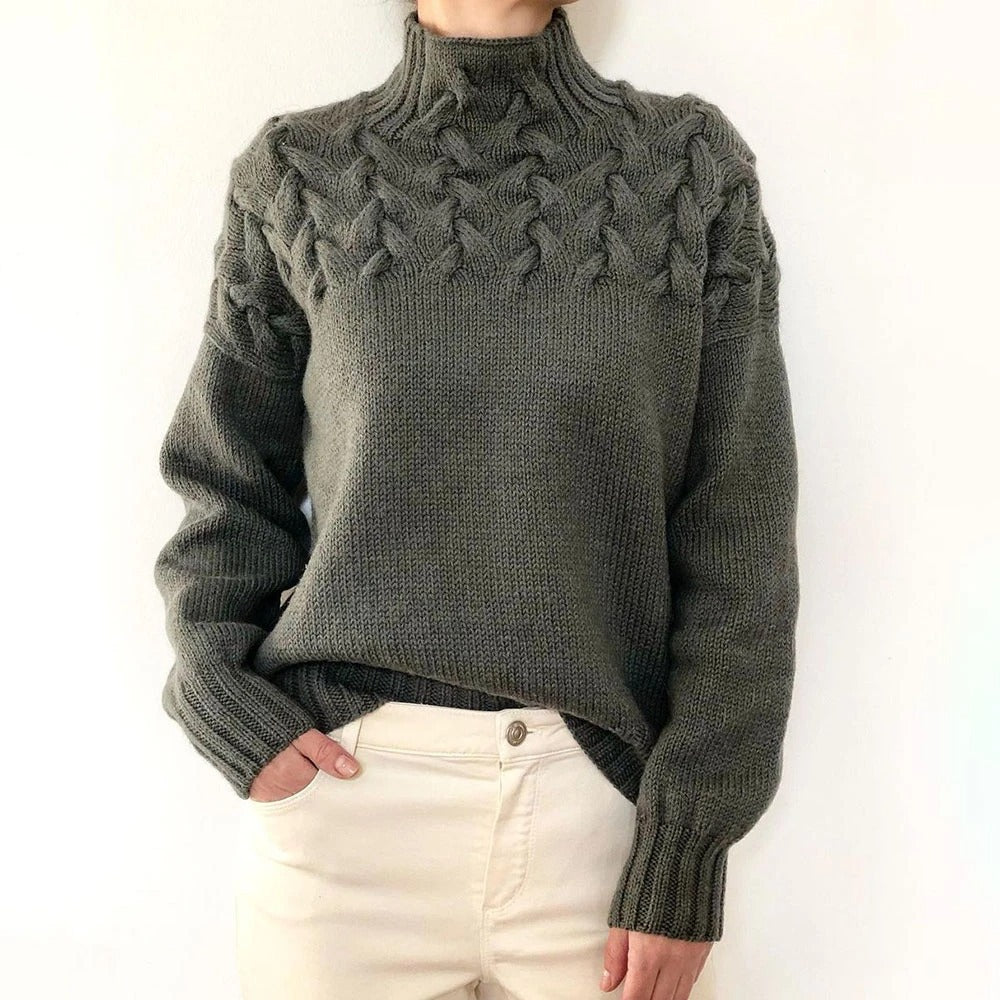Elena | Warm Knitted Turtleneck