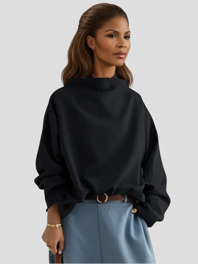Elly | Casual High-Neck Top