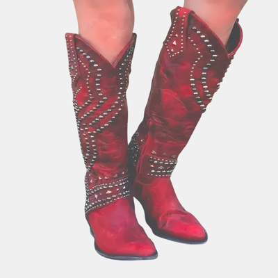 Alina | Western Knee-High Boots