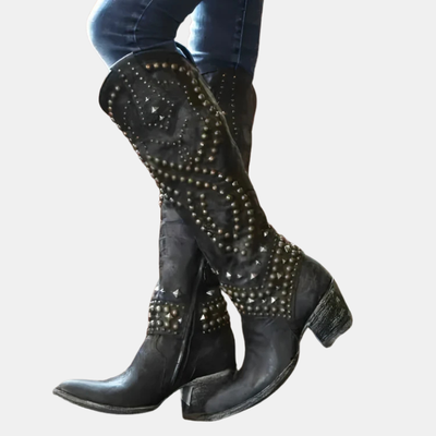 Alina | Western Knee-High Boots