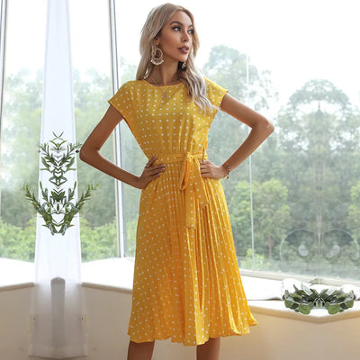 Beth - Polka Bloom Dress