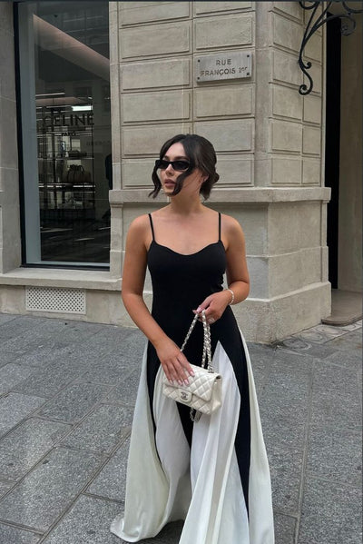Eliana | Paneled Maxi Dress