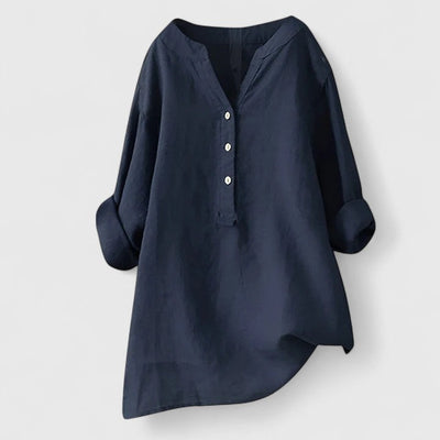 Larienne | Elegant Button-Front Shirt