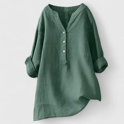 Larienne | Elegant Button-Front Shirt