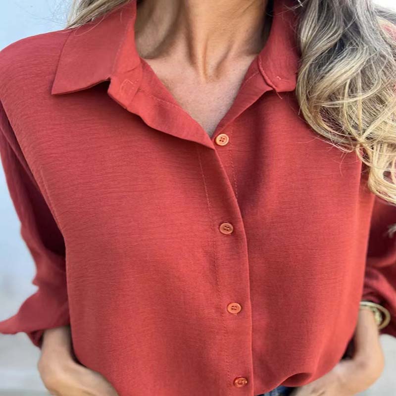 Isola - Elegant Button-Up Blouse